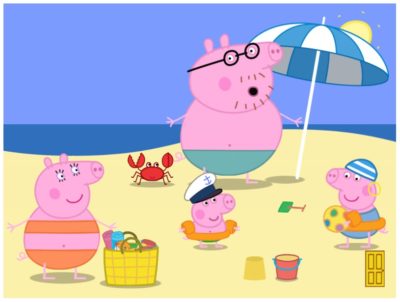 Dibujos Animados De Peppa Pig En Español playa