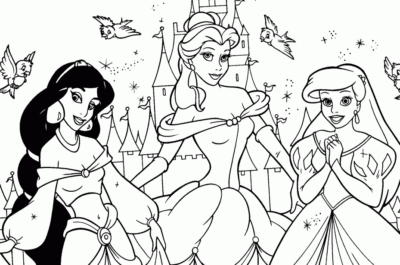 Dibujos De Muñecas Para Colorear princesas